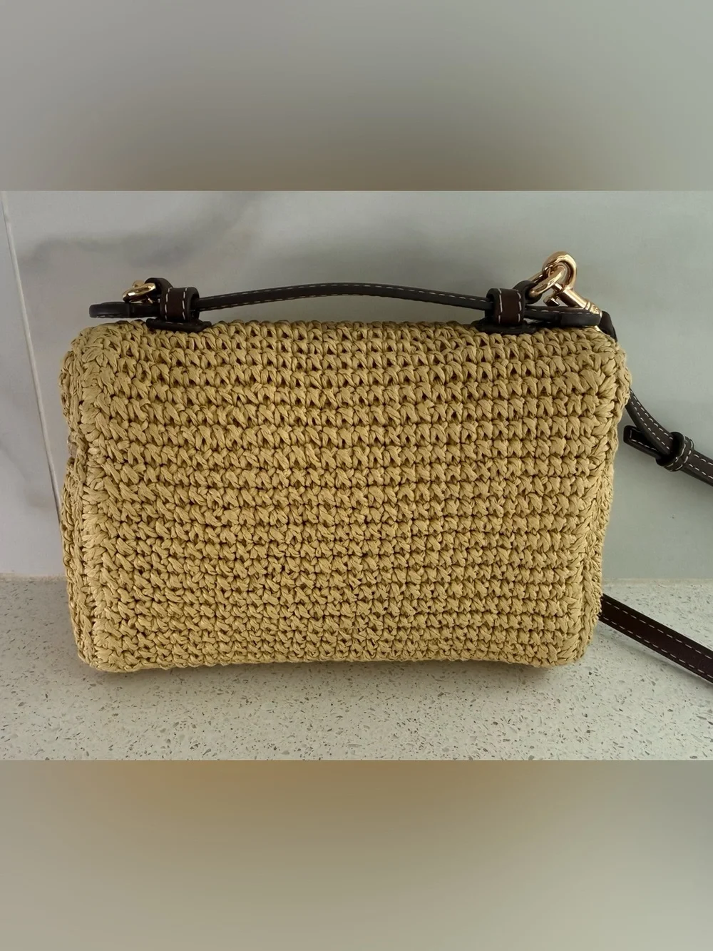 Tory Burch Romy Woven Vanity Bag - Picture 5 of 8